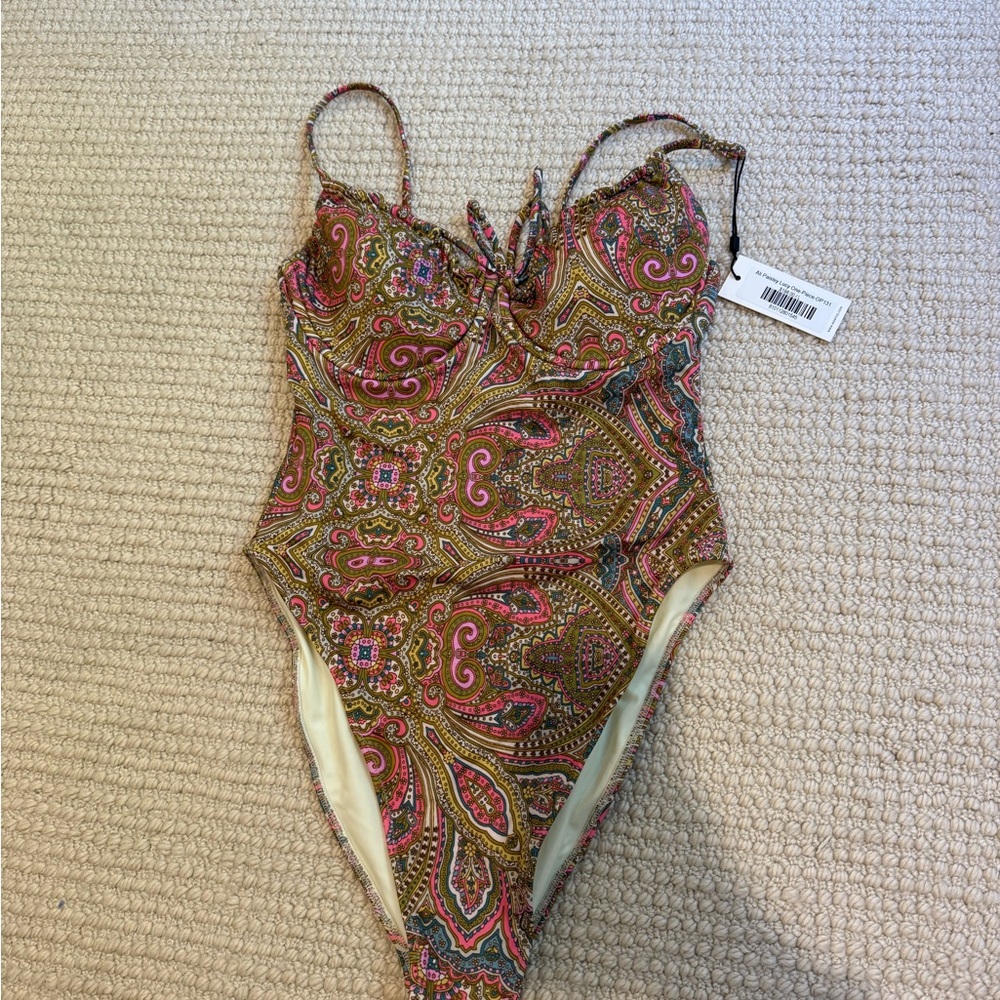 Montce Multicolor Paisley One Piece Swimsuit